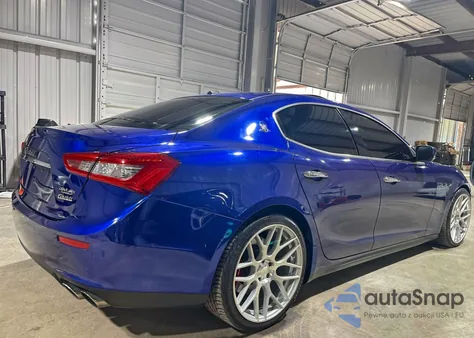 2014 Maserati Ghibli S z USA, uszkodzony, nr VIN ZAM57RTA0E1087454